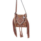 BP10 - Burnt Aztec convertible handbag - Double J Saddlery