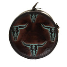 CRT09 - Turquoise Longhorn Circle Tote - Double J Saddlery