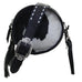 CRT12 - Black and White Cowhide Circle Tote - Double J Saddlery