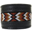 CUF234 - 2" Black Chap Beaded Cuff - Double J Saddlery