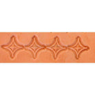 Fuzzy Star Border Tooling - Double J Saddlery