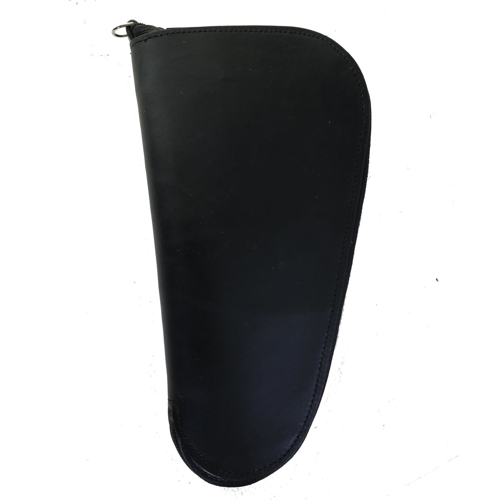 GCS71 - Black Skirting Leather Pistol Case - Double J Saddlery