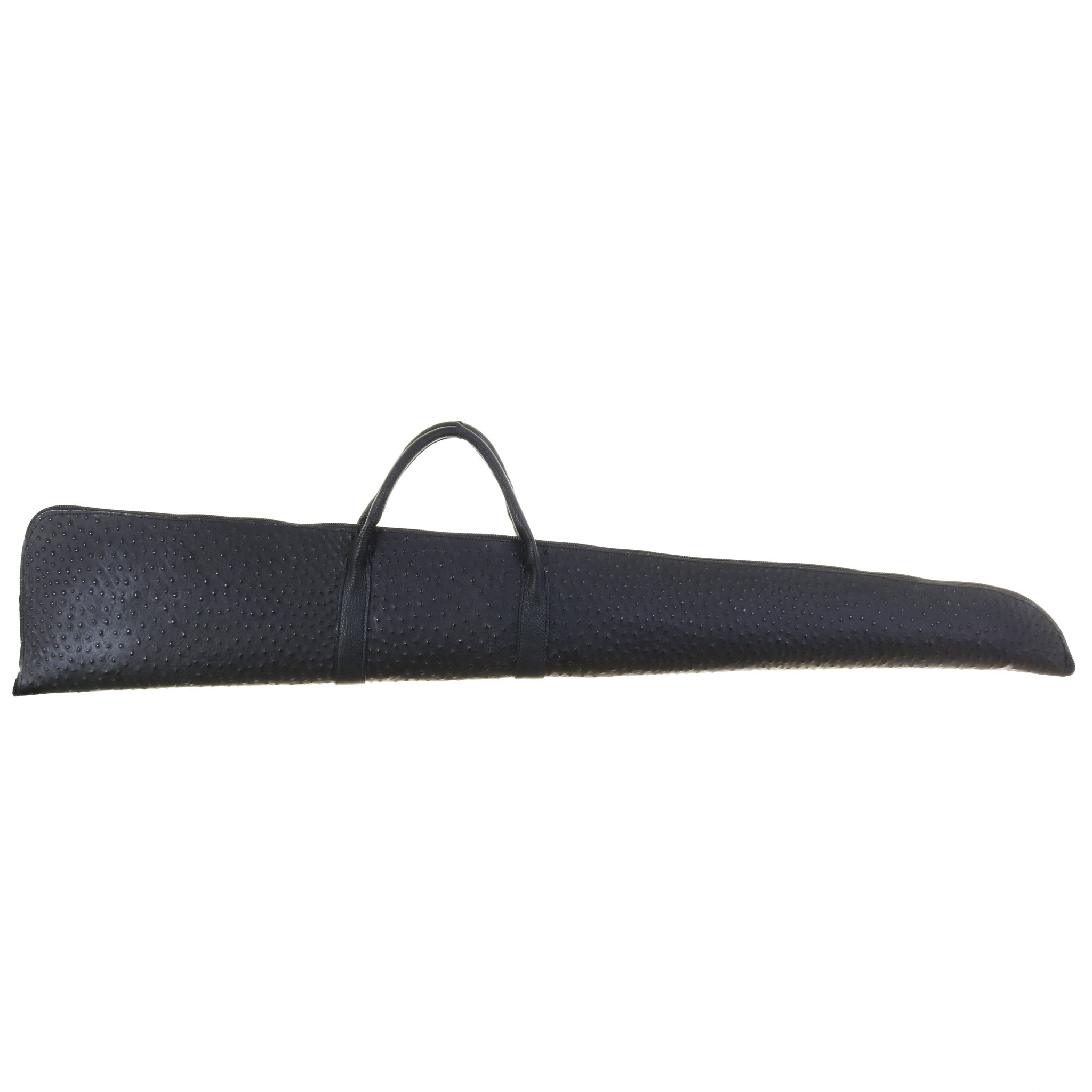 GCS76 - Black Ostrich Print Gun Case - Double J Saddlery