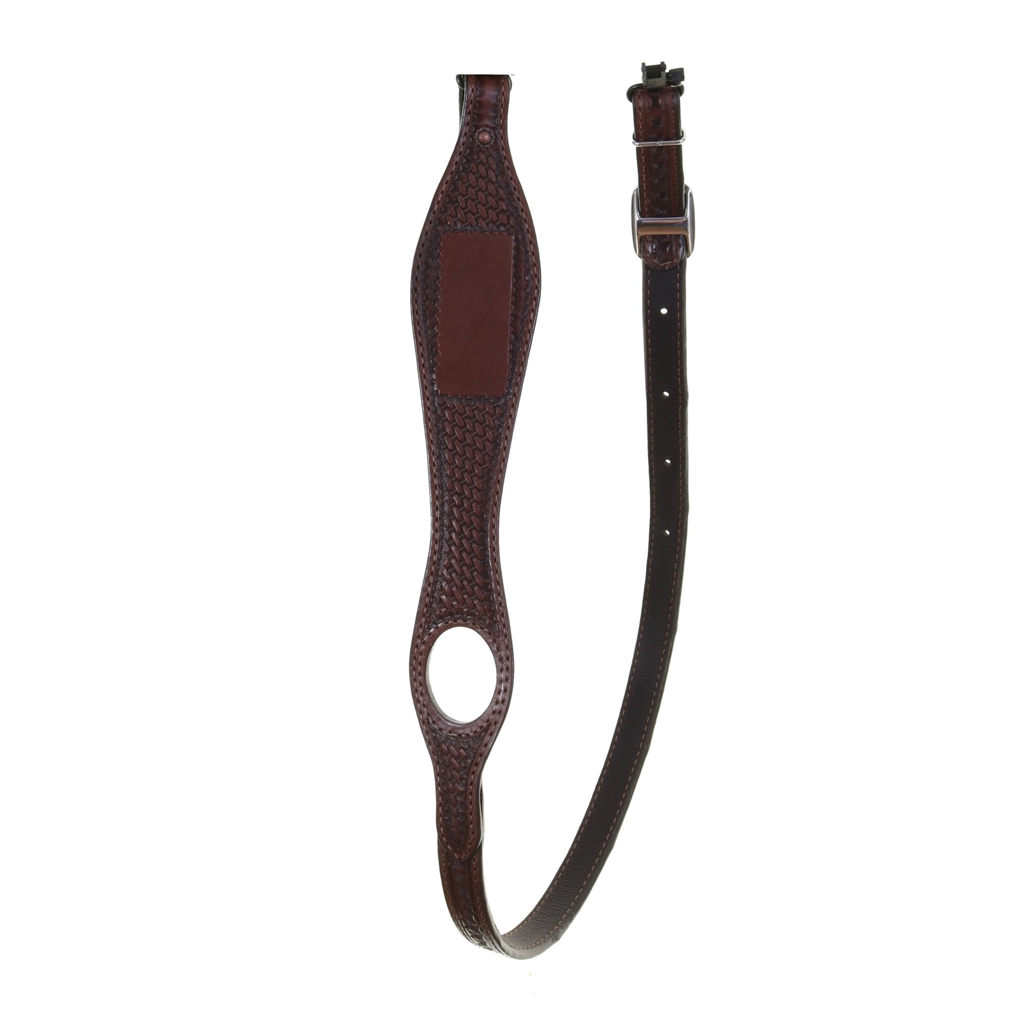 GS14B - Brown Hand-Tooled Gun Sling - Double J Saddlery