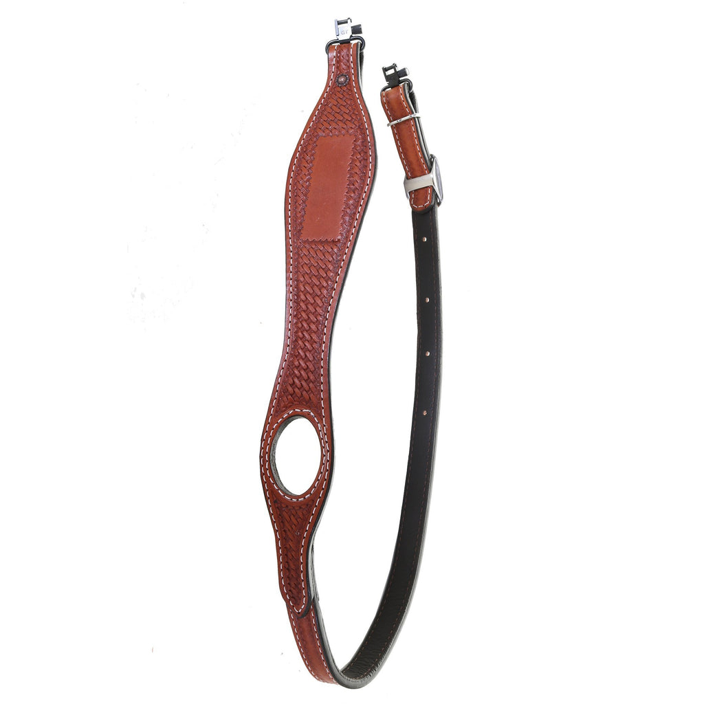 GS14S - Natural Leather Gun Sling - Double J Saddlery