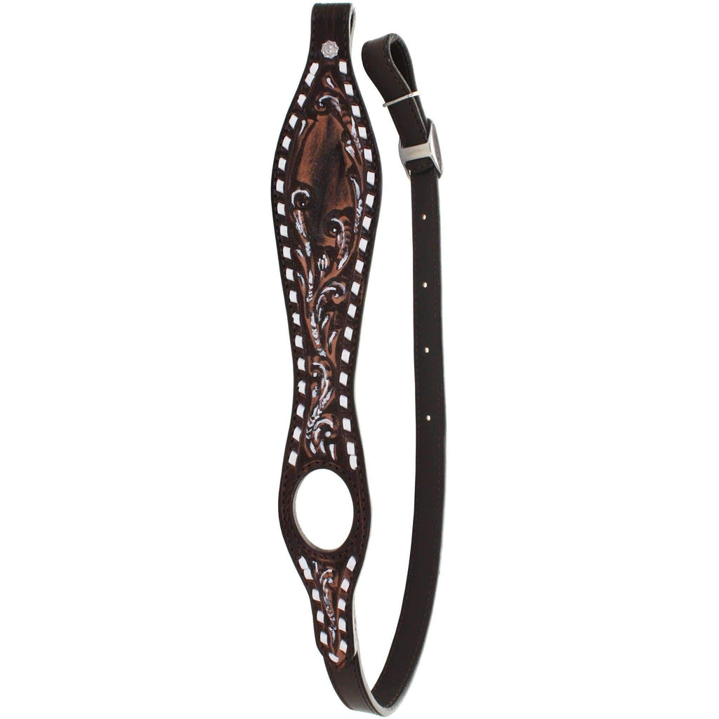 GS25 - Brown Leather Gun Sling - Double J Saddlery