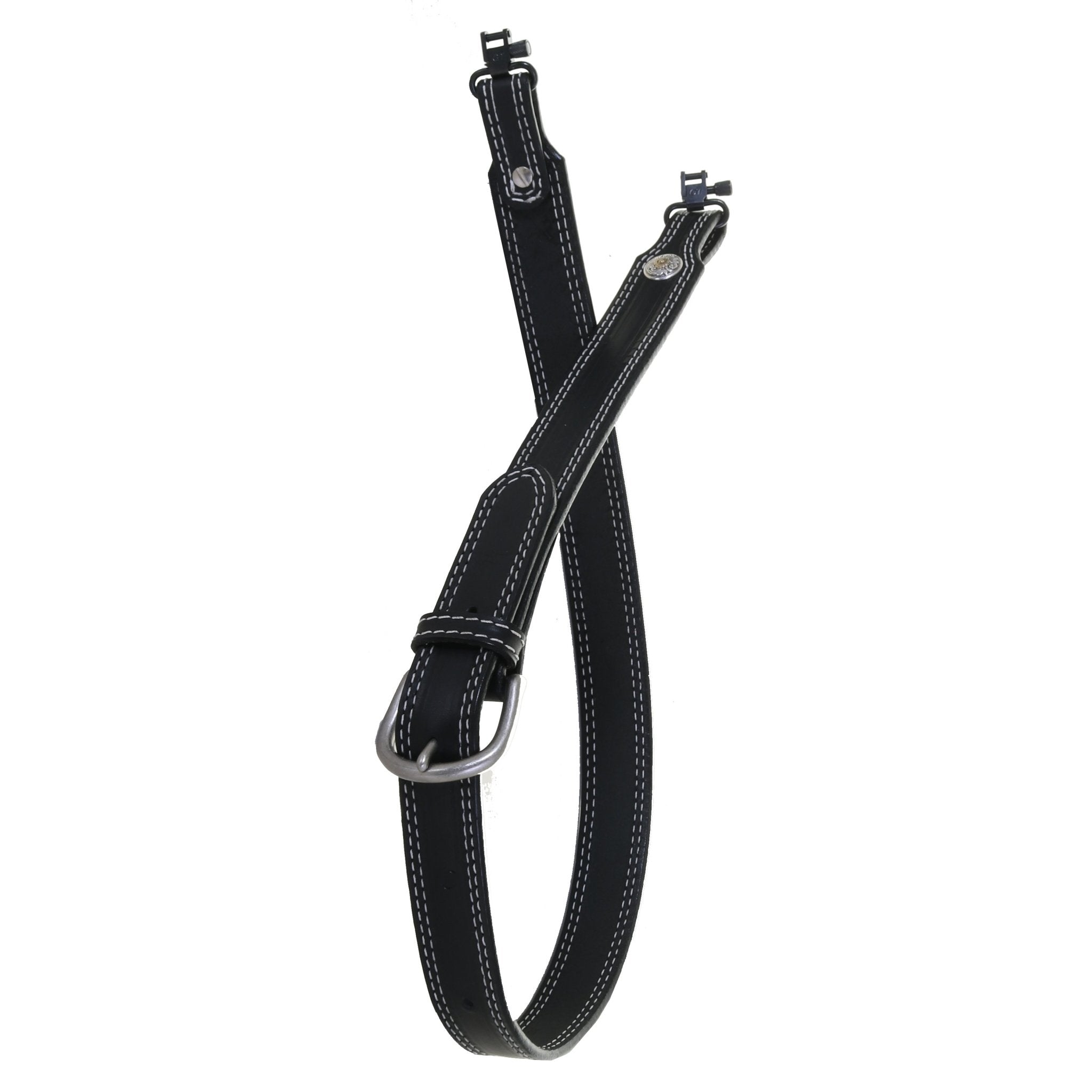 GS27A - Black Harness Leather Gun Sling - Double J Saddlery