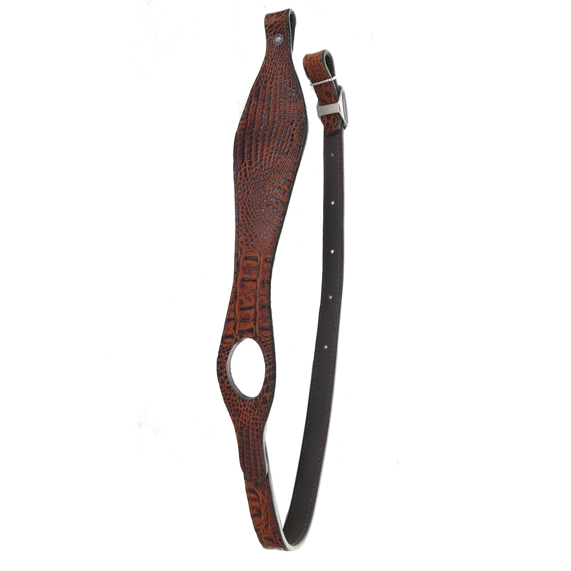 GS29L - Butternut Gator Print Gun Sling - Double J Saddlery