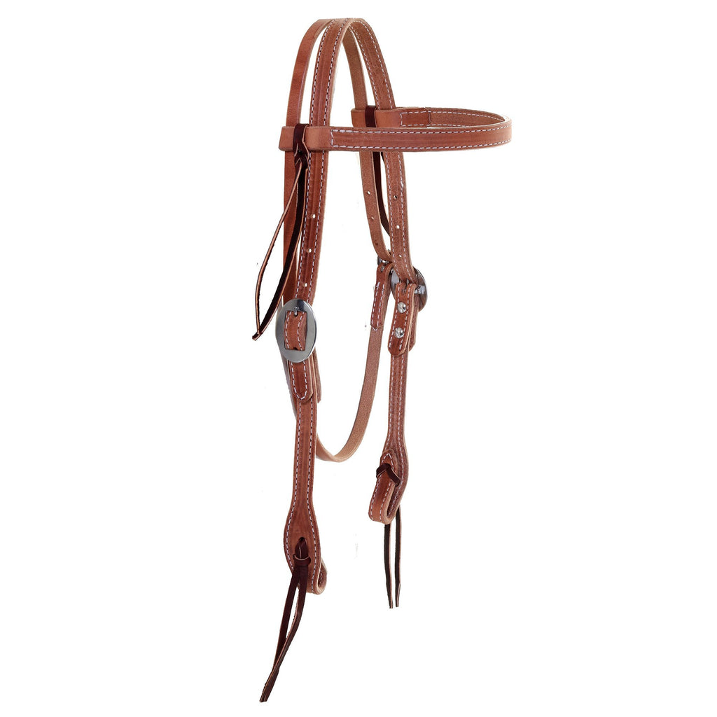 H1225 - Harness Leather Headstall - Double J Saddlery
