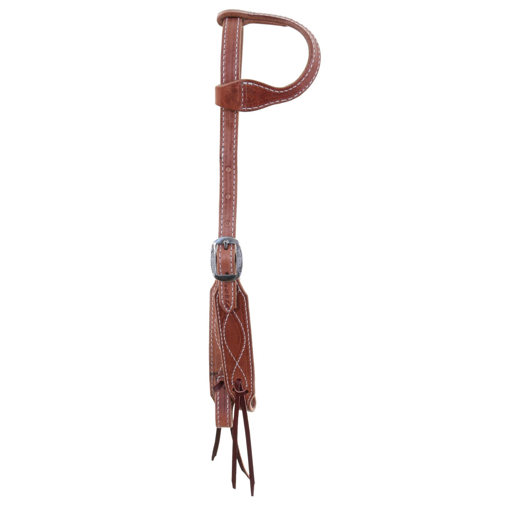 H1247A - Harness Leather Single Ear Headstall - Double J Saddlery