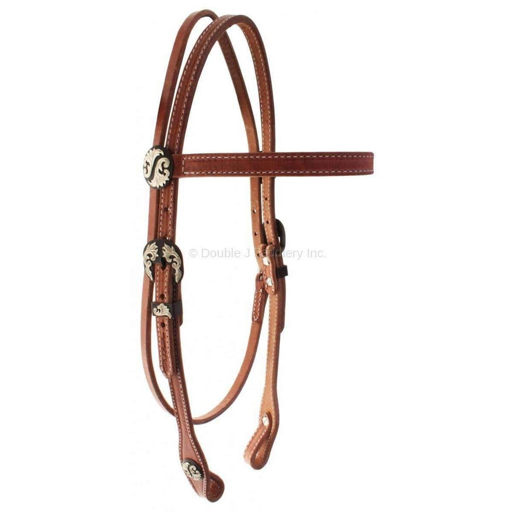 H701 - Harness Leather Headstall - Double J Saddlery