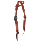 H788A - Chestnut Rough Out Single Ear Headstall - Double J Saddlery