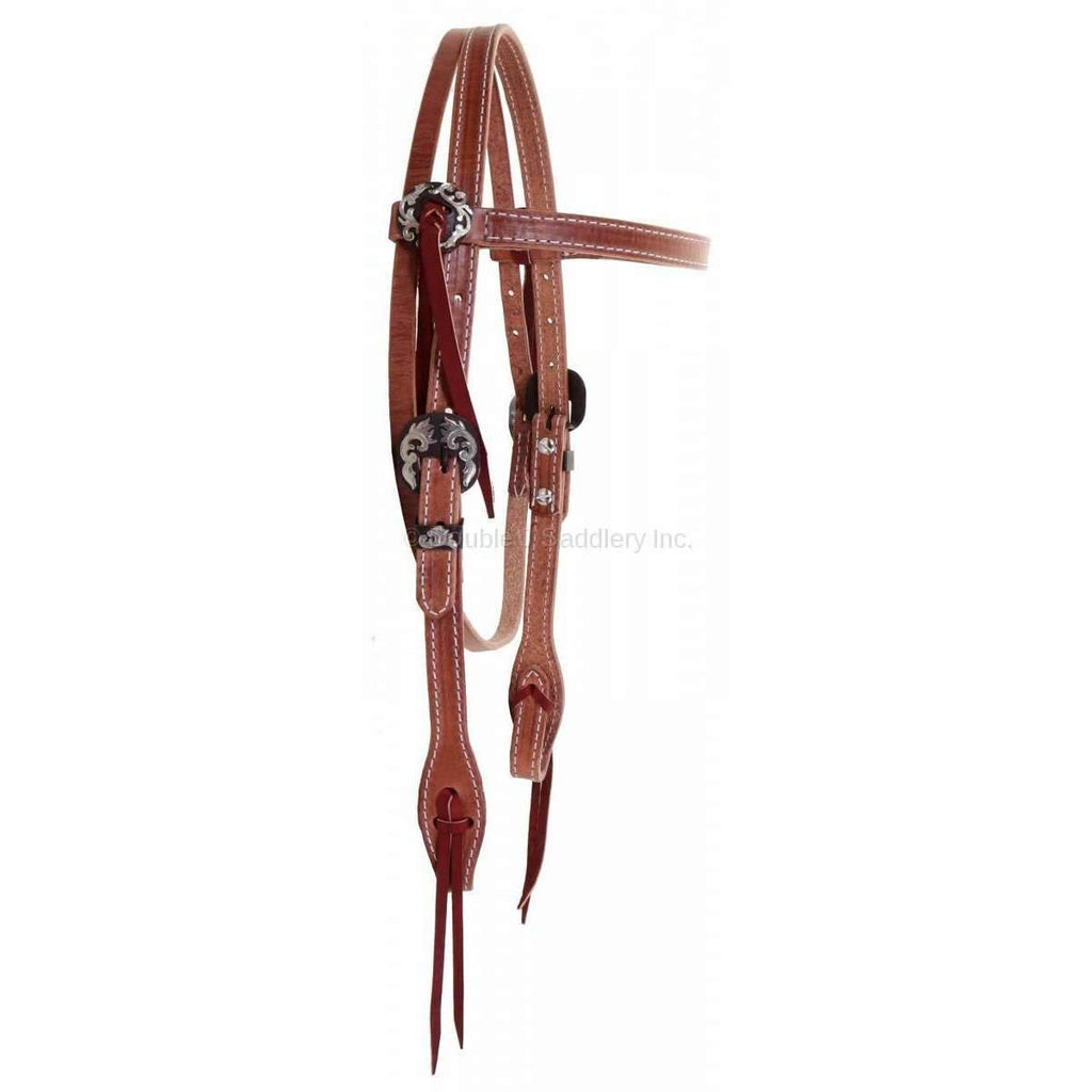 H953A - Harness Leather Headstall - Double J Saddlery
