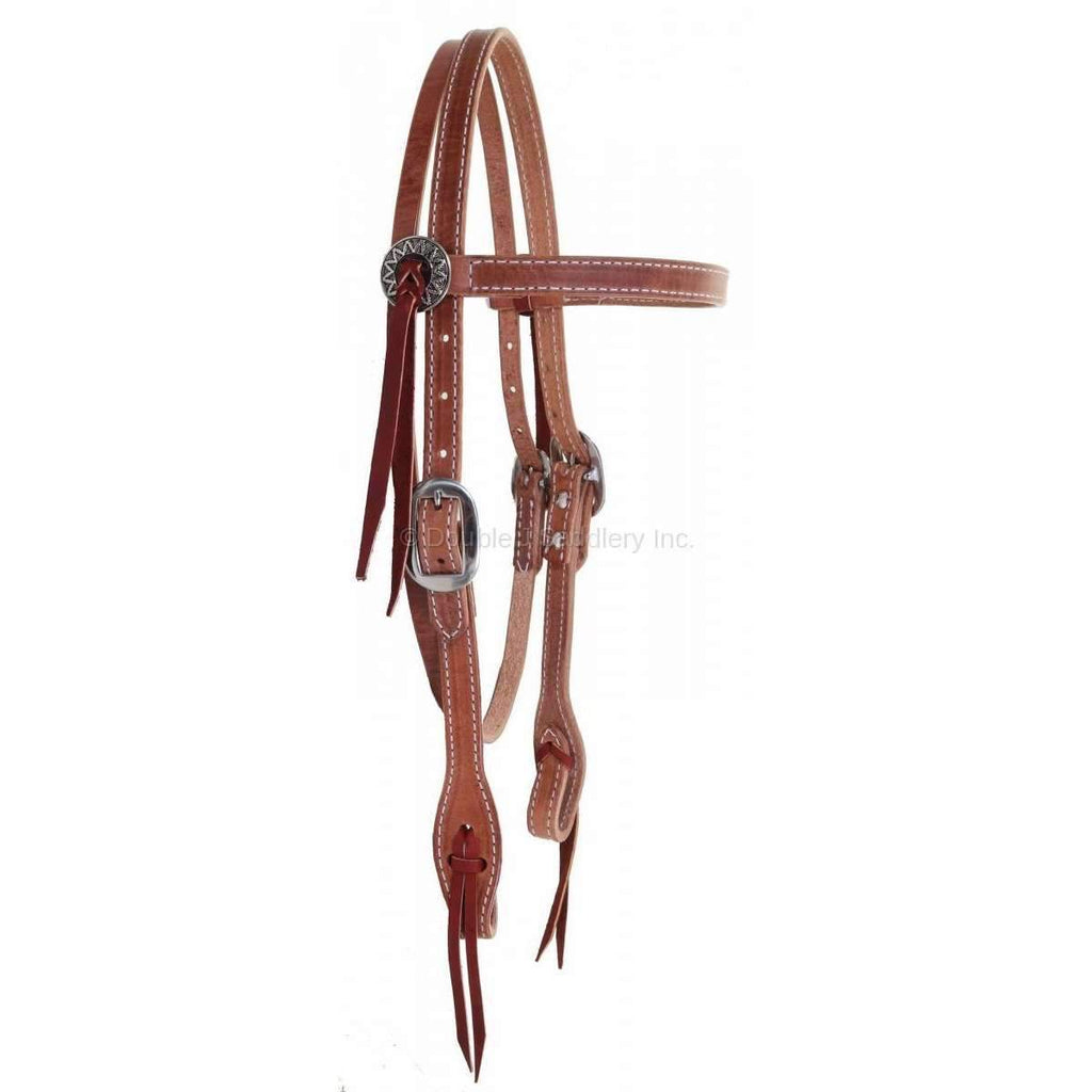 H954C - Harness Leather Headstall - Double J Saddlery
