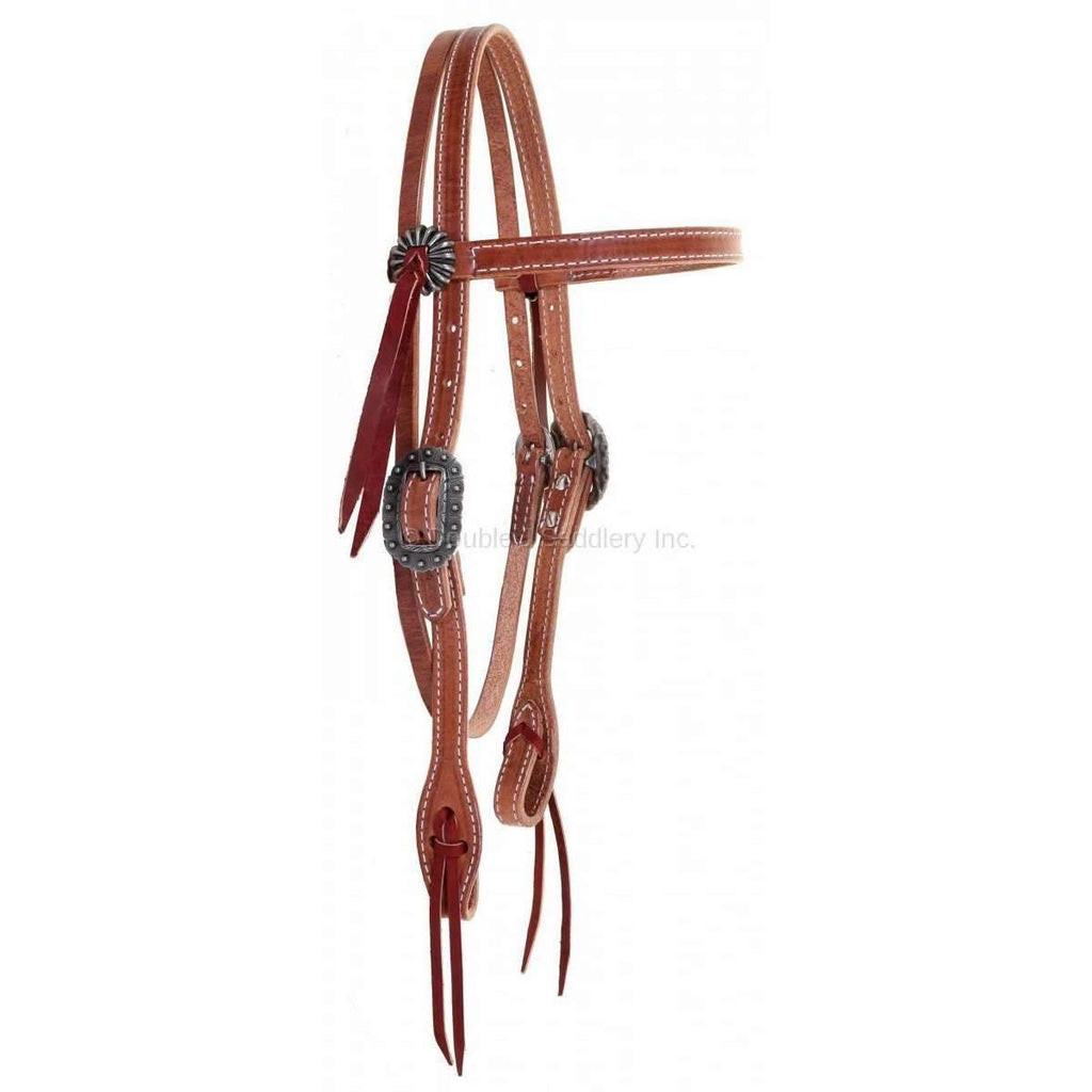 H956 - Harness Leather Headstall - Double J Saddlery