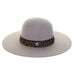 HATB05A - Leopard Suede Concho Hat Band - Double J Saddlery