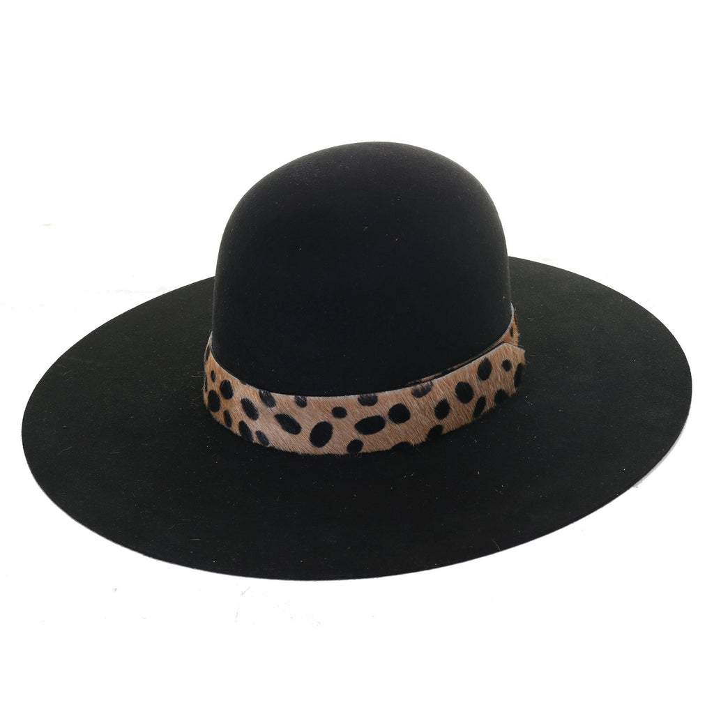 HATB19 - Caramel Cheetah Hair Hat Band - Double J Saddlery