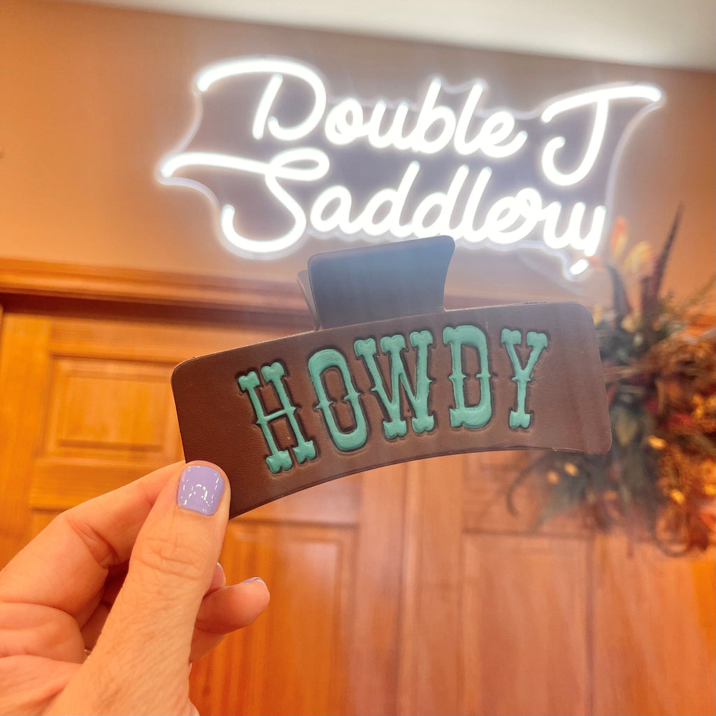 HC22 - Howdy Hair Clip - Double J Saddlery