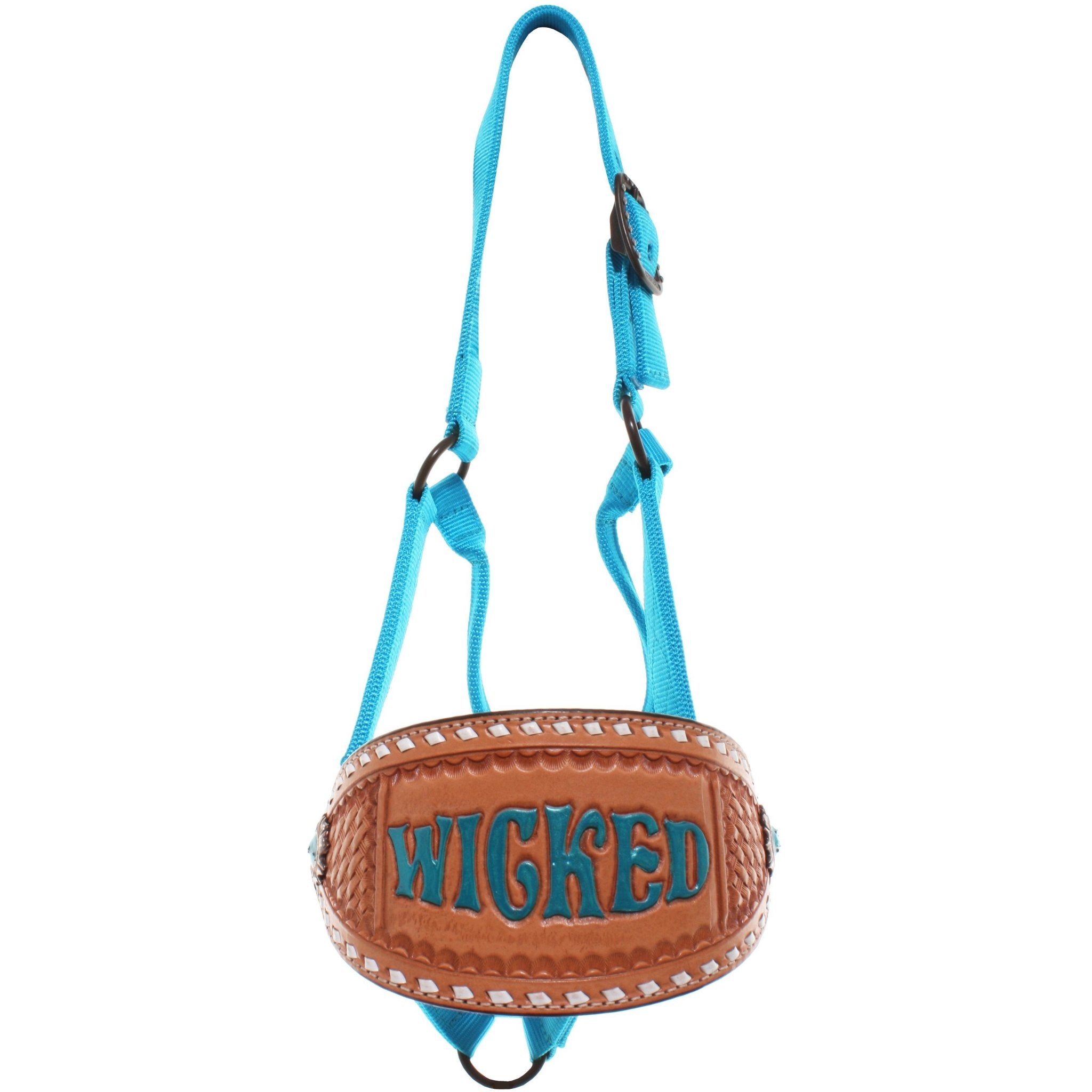 HNH21 - Tooled and Painted Halter - Double J Saddlery