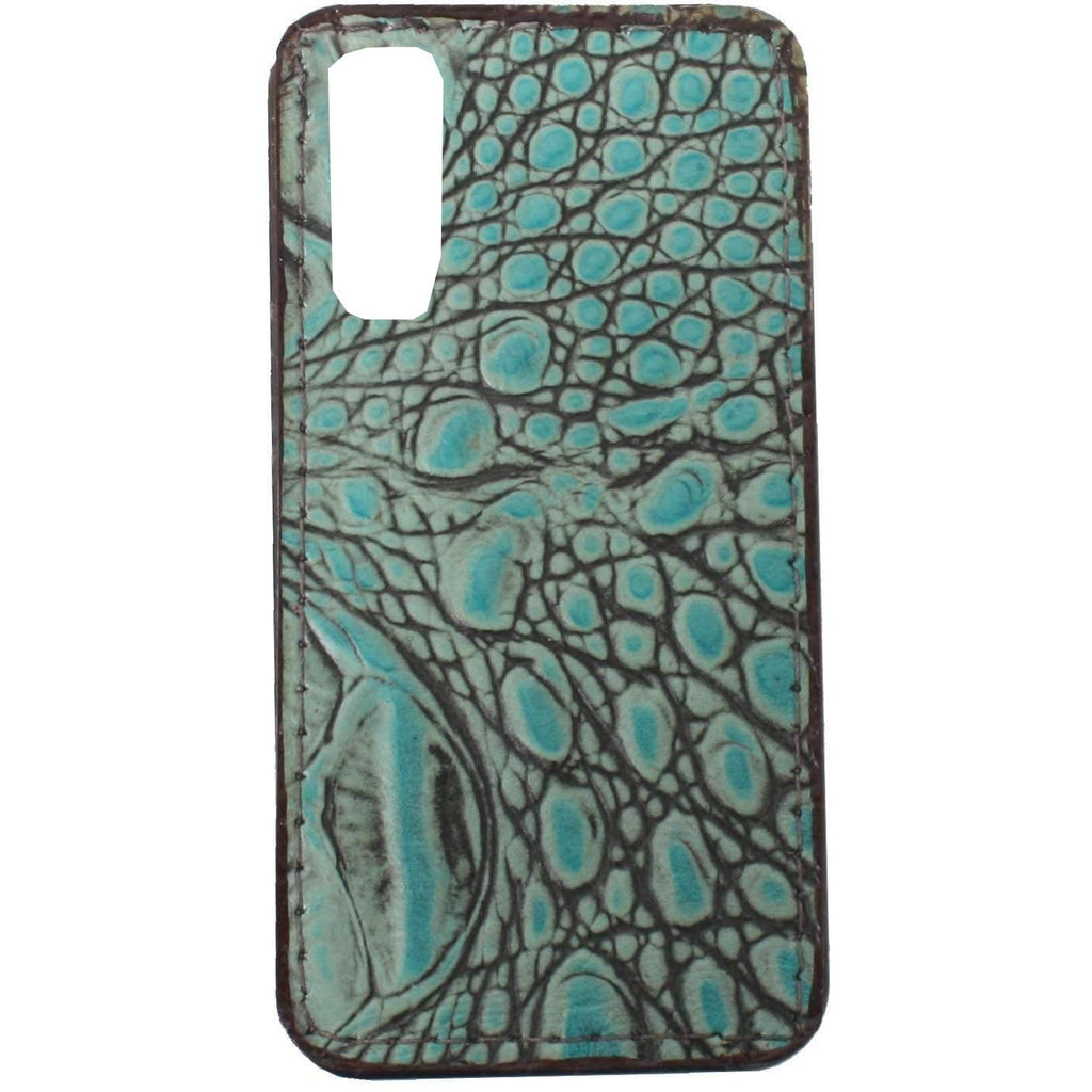 HPC16 - Turquoise Gator iPhone Case - Double J Saddlery