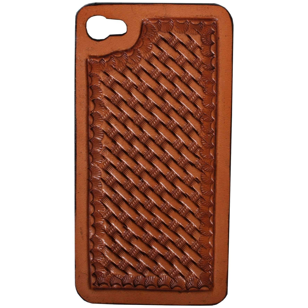 HPC32 - Natural Leather iPhone Case - Double J Saddlery