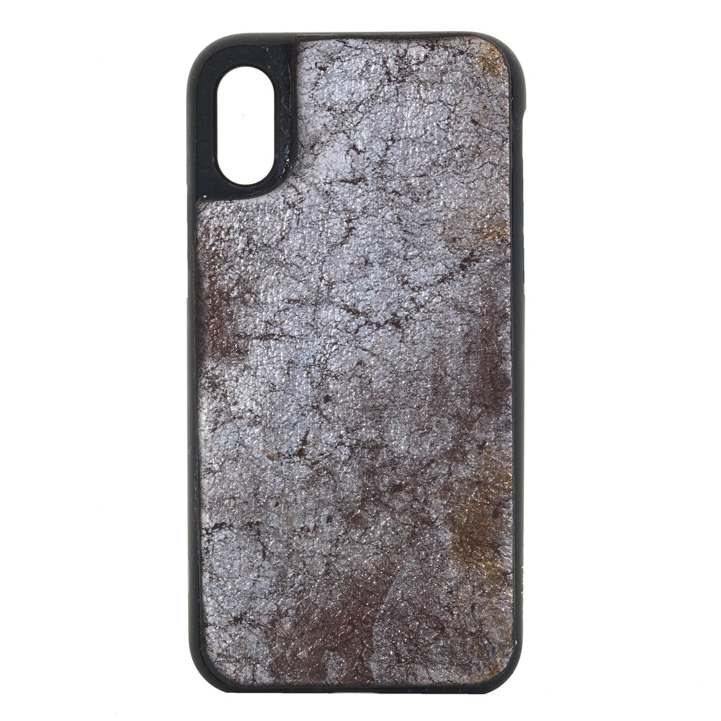 HPC71 - Vintage Metallic Leather iPhone Case - Double J Saddlery