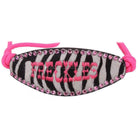 HRH21 - Pink & Zebra Hair Crystal Halter - Double J Saddlery