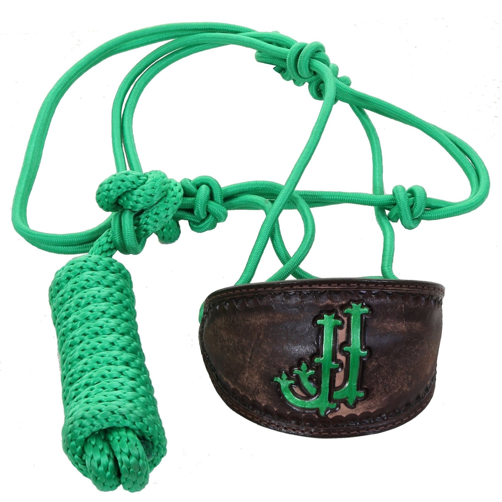 HRH44 - Brown Vintage Rope Halter - Double J Saddlery