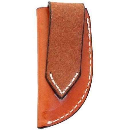 KS09 - Hand-Tooled Knife Scabbard - Double J Saddlery