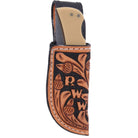 KS09 - Hand-Tooled Knife Scabbard - Double J Saddlery