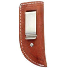 KS10 - Chestnut Hand-Tooled Knife Scabbard - Double J Saddlery