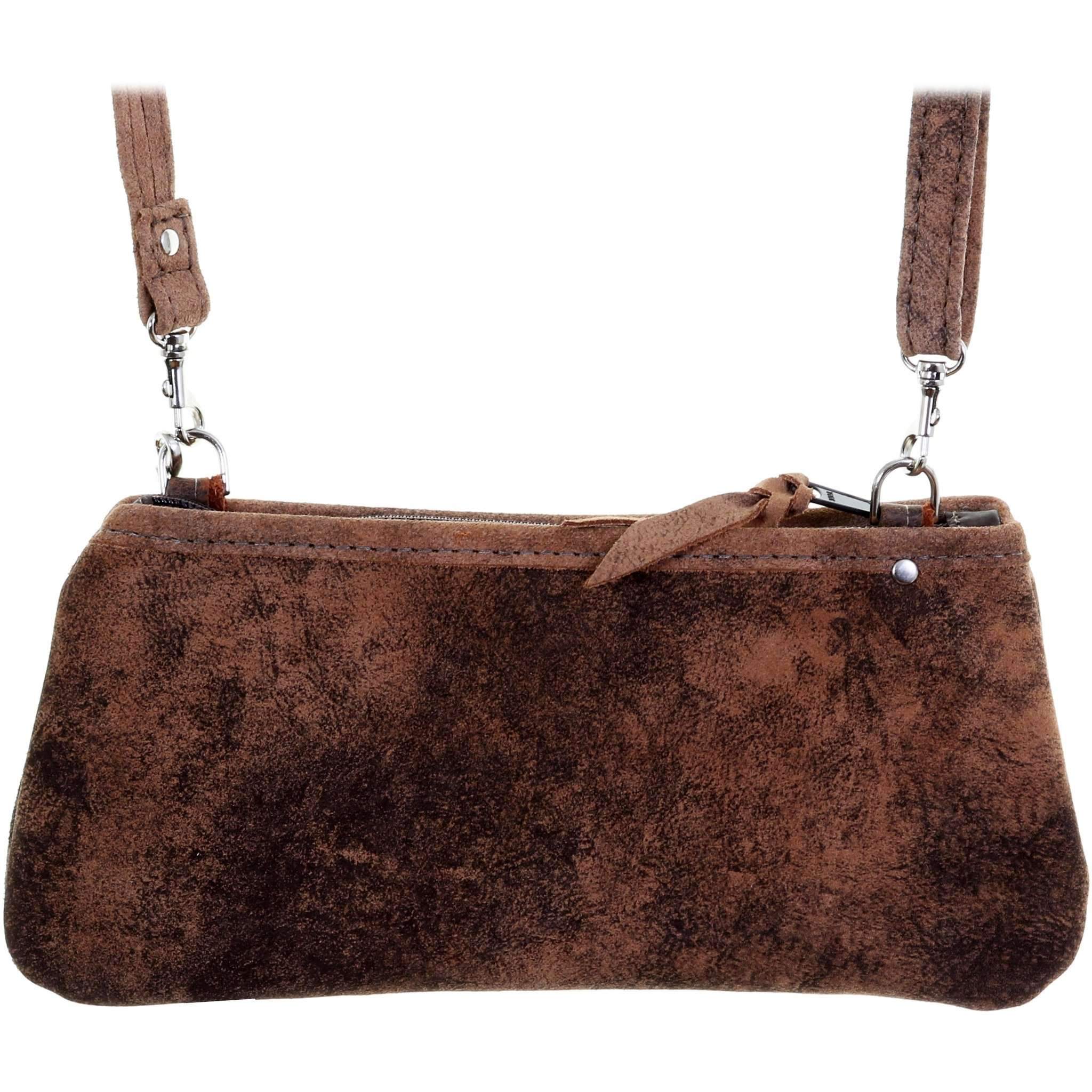 LC65 - Cheetah Tan Suede Print Little Clutch - Double J Saddlery