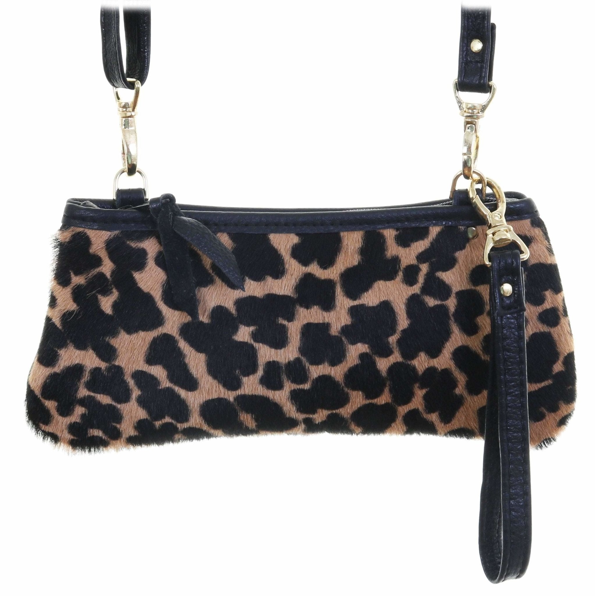 LC72 - Black Jaguar Hair Little Clutch - Double J Saddlery