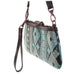 LC82 - Navajo Turquoise and Brown Little Clutch - Double J Saddlery