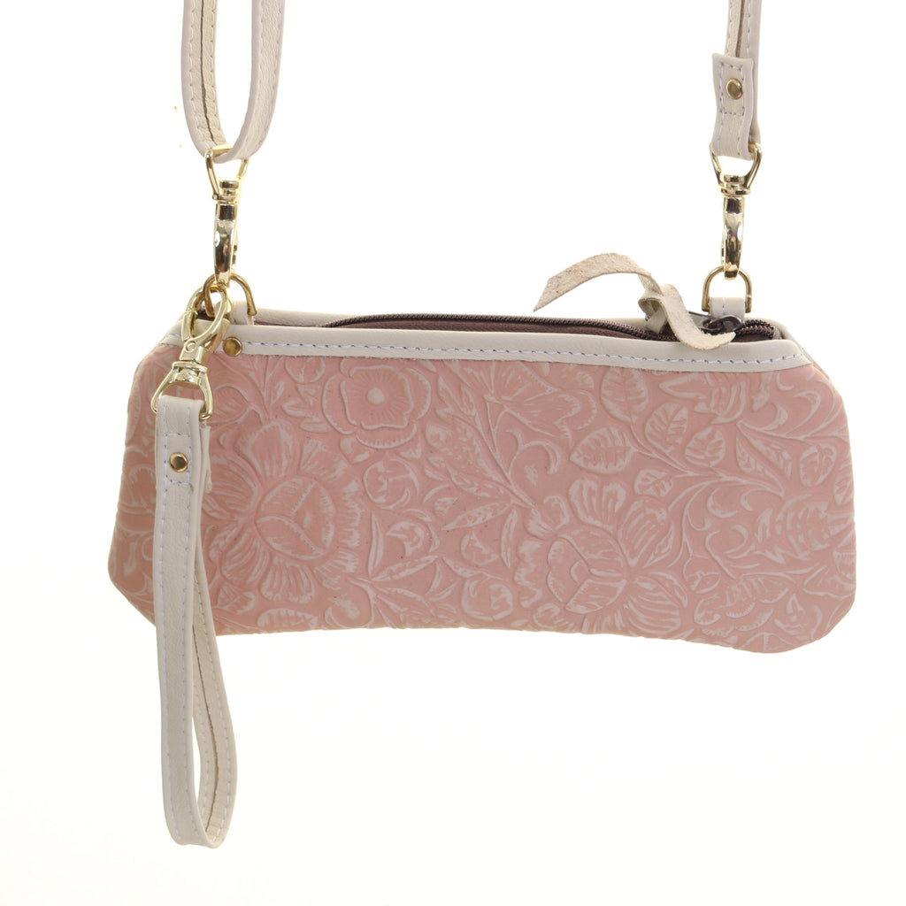 LC94 - Peach Floral Little Clutch - Double J Saddlery