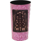 LEATHERWRAP01 - Pink Gator Print Leather Wrap - *EXCLUSIVE PLAQUE OPTIONS - Double J Saddlery