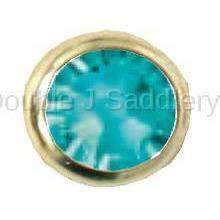 Light Turquoise Swarovski Crystal - BCSS26-34 - Double J Saddlery