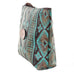 LMP19 - Navajo Turquoise and Brown Large Makeup Pouch - Double J Saddlery