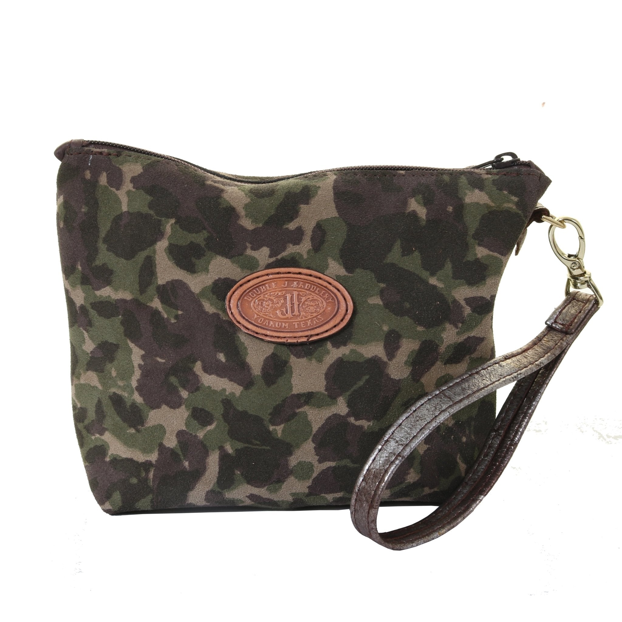 LMP27 - Camo Khaki Large Makeup Pouch - Double J Saddlery