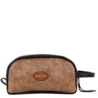 LSK41 - Camel Pull-Up Leather Shaving Bag - Double J Saddlery