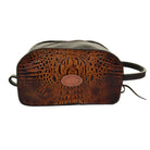 LSK46A - Autumn Crocodile Print Shaving Bag - Double J Saddlery