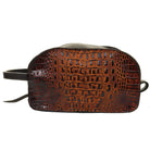 LSK46A - Autumn Crocodile Print Shaving Bag - Double J Saddlery