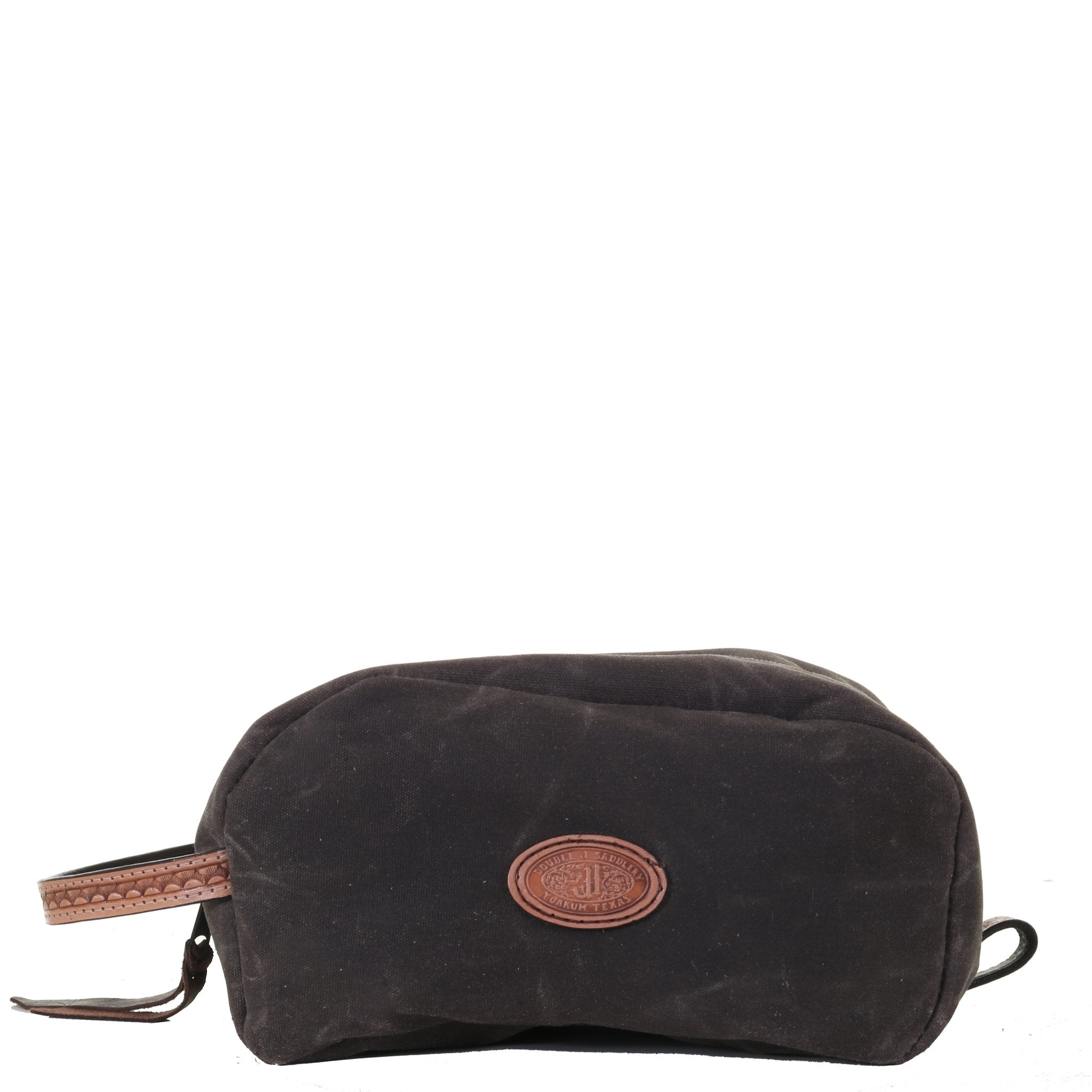 LSK63 - Brown Canvas Shaving Bag - Double J Saddlery