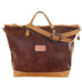LT05 - Brandy Pull-Up Leather Luggage Tote - Double J Saddlery