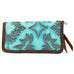 LZW01 - Laredo Turquoise Ladies Zipper Wallet - Double J Saddlery