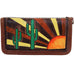 LZW15 - Tooled Cacti and Painted Ladies Zipper Wallet - Double J Saddlery