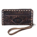 LZW36 -Tularosa Brown Vintage Ladies Zipper Wallet - Double J Saddlery