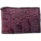 MC115 - Genuine Purple Caiman Money Clip - Double J Saddlery