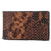 MC139 - Copperhead Snake Print Money Clip - Double J Saddlery