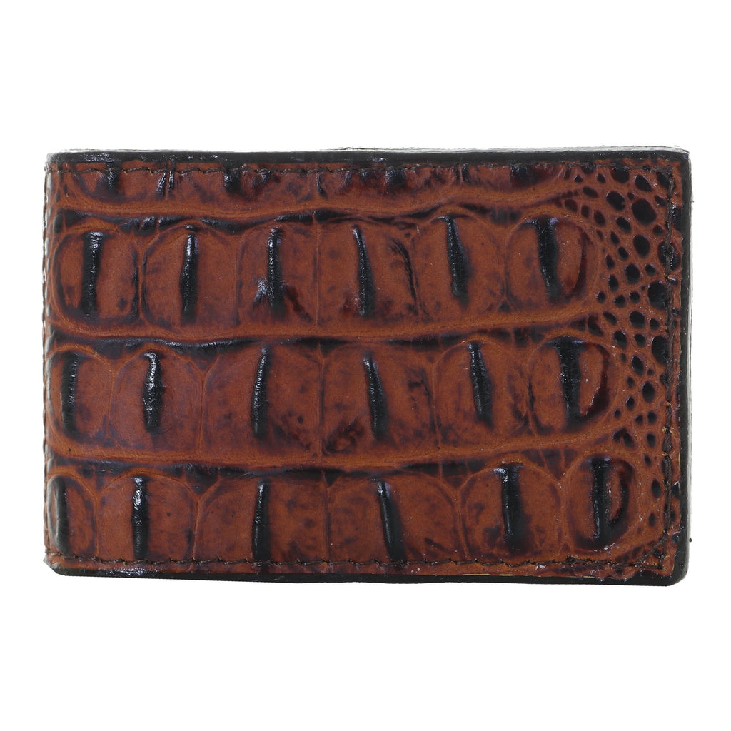 MC141 - Butternut Gator Print Money Clip - Double J Saddlery